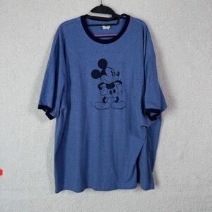 Vintage Mickey &‎ Co Shirt Mens 2XL Disney Mickey Mouse Cartoon 90s Tee